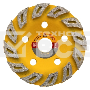 Чашка алмазная зачистная Denzel 125 мм Турбо 72970