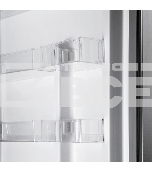 Холодильник Maunfeld MFF200NFSTSE серый двухкамерный 271/106л л морозилка снизу, No Frost