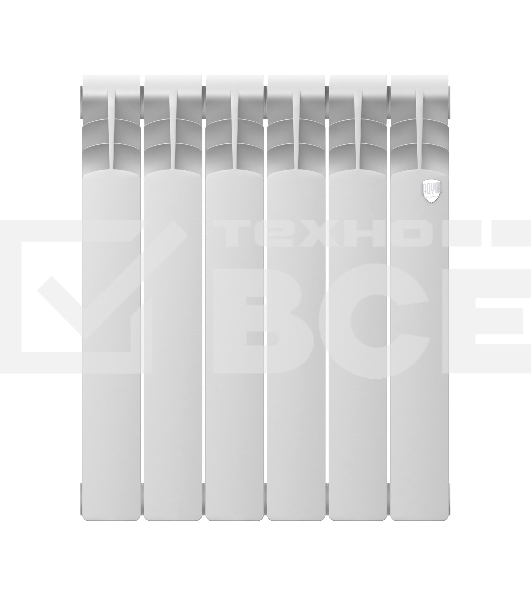 Радиатор алюминиевый Royal Thermo Revolution A 500 - 6 секц.