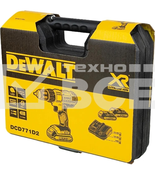 Дрель-шуруповерт DeWalt DCD771D2-QW