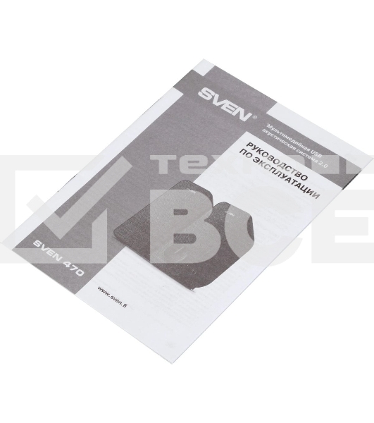 Портативная колонка SVEN 470 12Вт черный