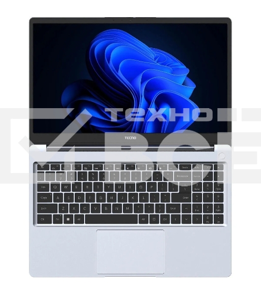 Ноутбук TECNO Megabook K15S K15SFA/15.6'/IPS/AMD Ryzen 7 7735HS/16Gb/1Tb SSD/AMD Radeon Graphics/Windows 11 Home/серебристый/1.66kg