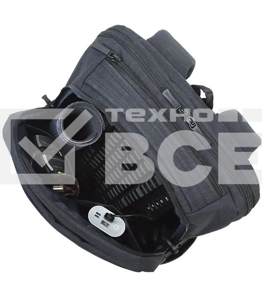 Рюкзак для ноутбука 17.3' Riva 8365 черный полиэстер