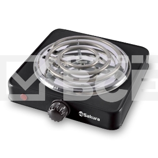 Плита настольная электрическая Sakura ПЭ-02В 1000 Вт, 145мм 1 конф/спир