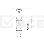 Сливной двухрежимный механизм WIRQUIN ONE 3/6L, фото7