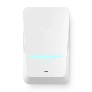 Бризер Tion BioX Base белый, 40 м², фильтры G4+E11, подогрев воздуха, пульт ДУ