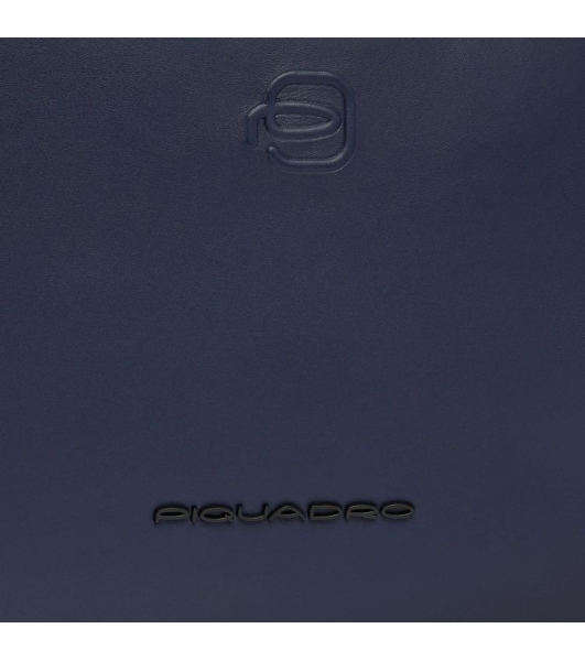 Деловая сумка мужская Piquadro Ael CA6920S142/BLU с отделением для ноутбука 14' синяя натур.кожа