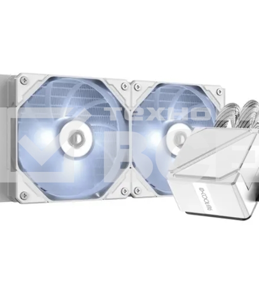Комплект водяного охлаждения ID-COOLING DASHFLOW 240 BASIC WHITE белый 120мм алюминий+медь 1800rpm 35.2db 4-pin 260W