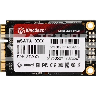 Накопитель SSD KingSpec MT-1TB, 1Tb, SATA III, mSATA, R/W 550/500