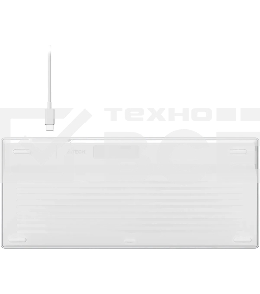 Клавиатура A4Tech Fstyler FX61 проводная, USB, белый/синий