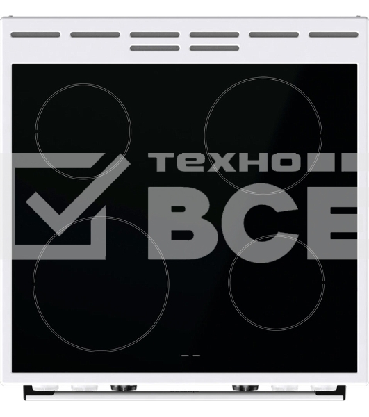 Электрическая плита Gorenje GEC6C40WD белый