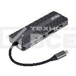 Док-станция HIPER Docking station USB-C HUB 11in1 (1*USB-C 100W PD, 1*HDMI 4K@60Hz, 2*DP 4K@60Hz, 2*USB-A 3.0 (5Gbps data), 1*USB-C 3.0 (5Gbps data), 1*microSD, 1*SD, 1*3.5mm audio, 1*RJ45 Gb), фото14