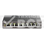 Неуправляемый коммутатор D-Link DGS-1008P/F3A с 8 портами 10/100/1000Base-T (4 порта PoE 802.3af/at, PoE-бюджет 60 Вт), фото3
