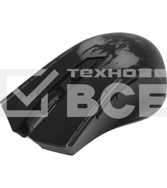 Мышь беспроводная Defender Kronos GM-695 черный, 1600 dpi, радиоканал, USB, кнопки - 7