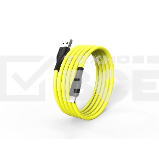 Кабель Smartbuy (iK-512-S21by) S21 Lightning желтый, 2.4 А, сил., 1 м