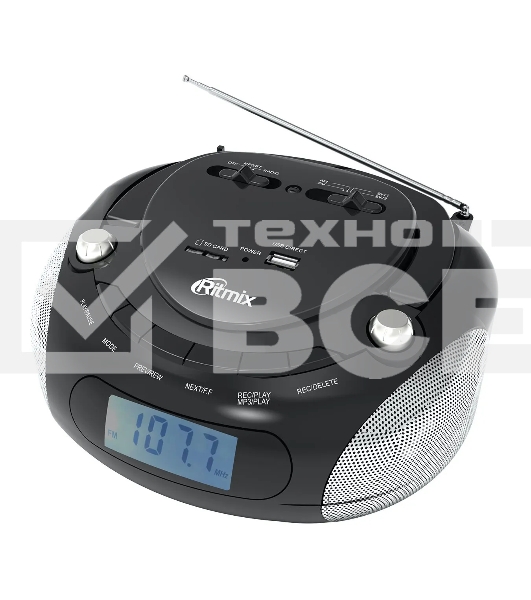 Магнитола RITMIX RBB-030BT black-silver