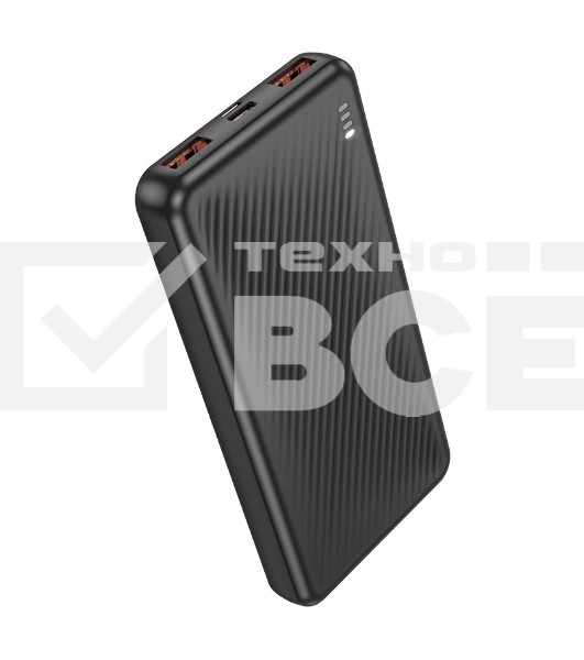 Аккумулятор внешний Borofone BJ56 Graceful, 10000mAh, пластик, PD20Вт, 1  USB выход, Type-C, черный