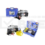 Компрессор поршневой Nova Bright АК-75 двухпоршневой, пластиковый кейс с инструментами 36448, фото6