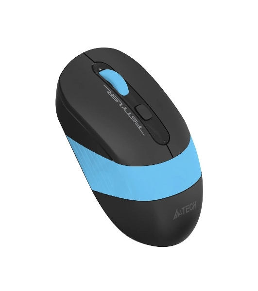 Мышь беспроводная A4Tech Fstyler FG10S черный/синий, 2000 dpi, радиоканал, USB, кнопки - 4