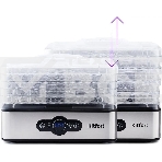 Сушилка для овощей и фруктов Kitfort KT-1914 5под. 240 Вт, черный, фото6