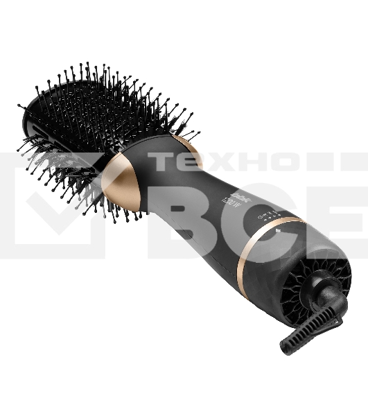 Фен-щётка BBK BHC3500 черный/шампань, 1200 Вт