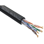 Кабель NEOMAX NM710032 U/UTP cat.5e 4x2x0.52, 24 AWG, медь, внешний, PE, 305м, черный, фото2
