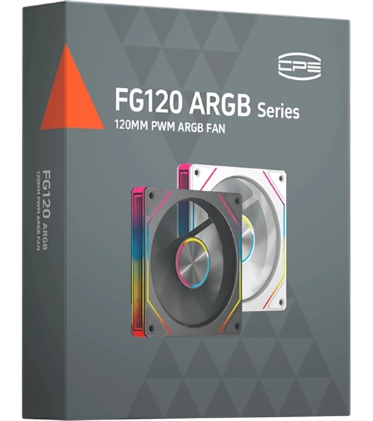 Вентилятор для корпуса PcCooler FG120R Reverse ARGB 120х120x25 черный 4-pin 28.4дБ (FG120R ARGB BK) Ret