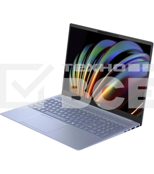 Ноутбук HP Pavilion 16-af0007ci Core Ultra 5 125U 16Gb SSD512Gb Intel Graphics 16' IPS WUXGA (1920x1200) Free DOS lt.blue WiFi BT Cam (A1AB4EA)