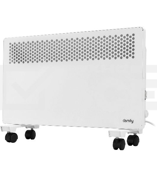 Конвектор Domfy DCW-CH1015 белый, 1500 Вт, 20 м2, термостат