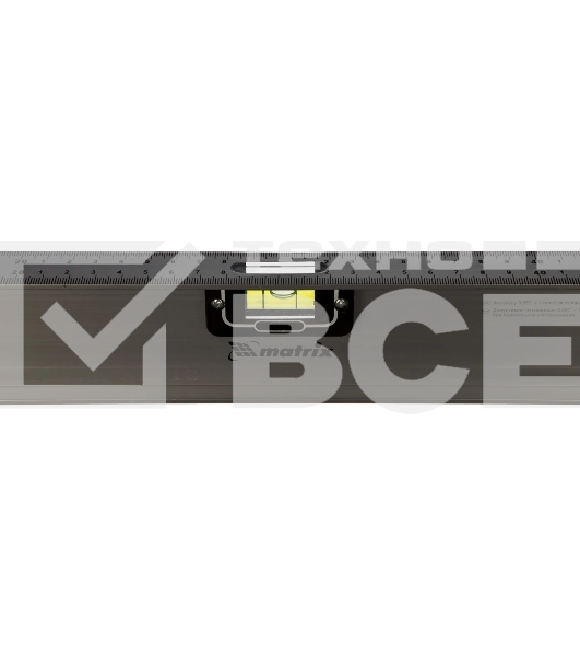 Уровень Matrix 600мм 1мм/м 3 глазка