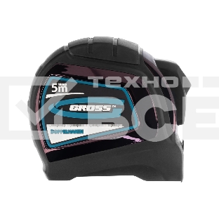 Рулетка GROSS 31123''doppelhaken'' 5м x 19мм двухсторонний зацеп нейлон двуст. шкала автоматич