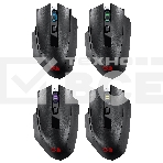 Мышь беспроводная Defender Redragon Woki черный, 26000 dpi, радиоканал, Bluetooth, USB, кнопки - 6, фото6
