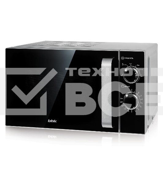 Микроволновая печь BBK 20MWS-772M/S-M серебристый, 20 л, 700 Вт, поворотный механизм
