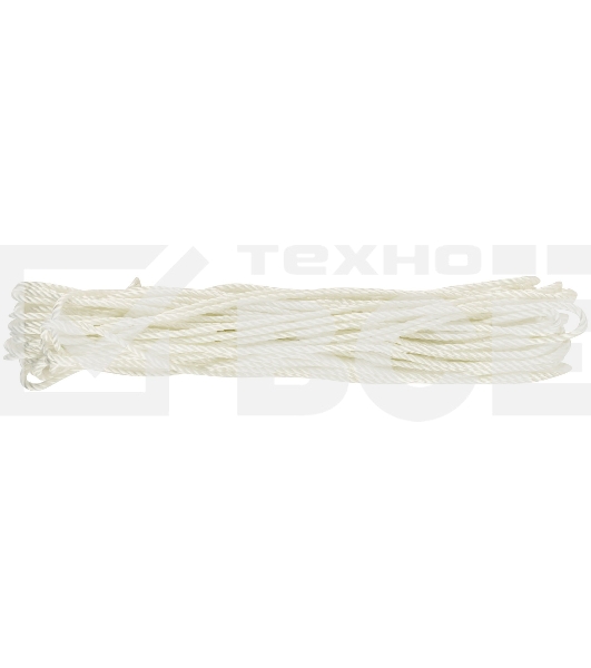 Веревка крученая капроновая Fit 68373 3 мм х 20 м, р/н= 150 кгс