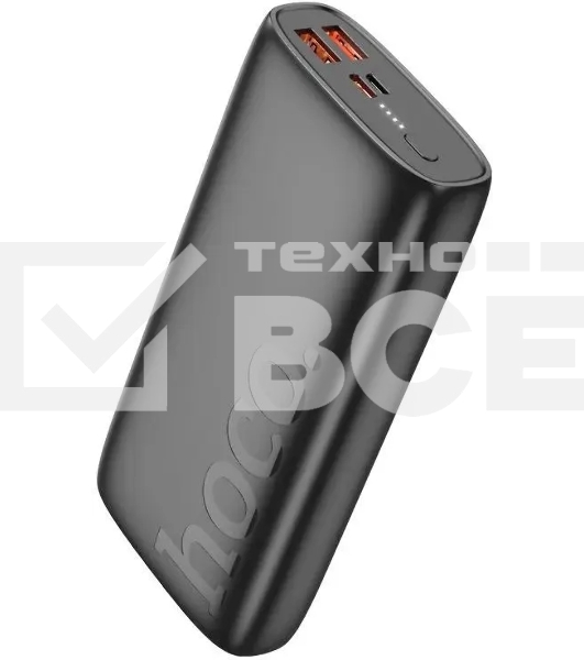 Портативный аккумулятор Hoco J122A Respect 20000mAh QC/PD 22.5W 3A USB-A/USB-C черный