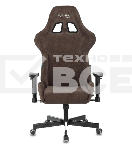 Кресло игровое Бюрократ VIKING KNIGHT LT10 FABRIC коричневый крестовина металл/пластик