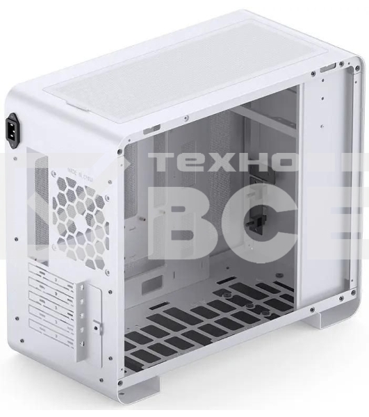 Корпус без блока питания JONSBO U4 Mini, Mini-Tower, TG, no fan, 1xUSB-A 3.0 + 1xUSB-C 3.2, mATX, mITX White