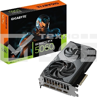 Видеокарта Gigabyte RTX5060 GV-N5060WF2-8GD 1.0 NV RTX5060 8Gb 128bit GDDR7 2497/28000/HDMIx1/DPx3 PCI-E 5.0