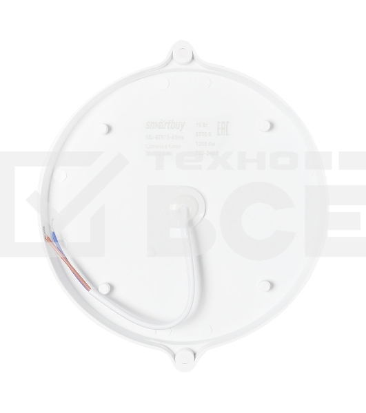 Светильник Smartbuy (SBL-BTR15-65ms) Круг 15Вт с ДД/6500K/IP65