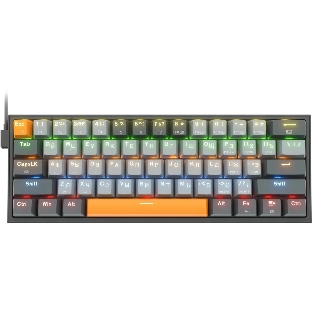 Клавиатура REDRAGON (72600) Fizz RU,Rainbow,melt-gold свитчи