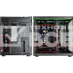 Компьютерный корпус Ginzzu V100 закаленное стекло 1хUSB 3.0,1хUSB 2.0, AU mATX, фото2