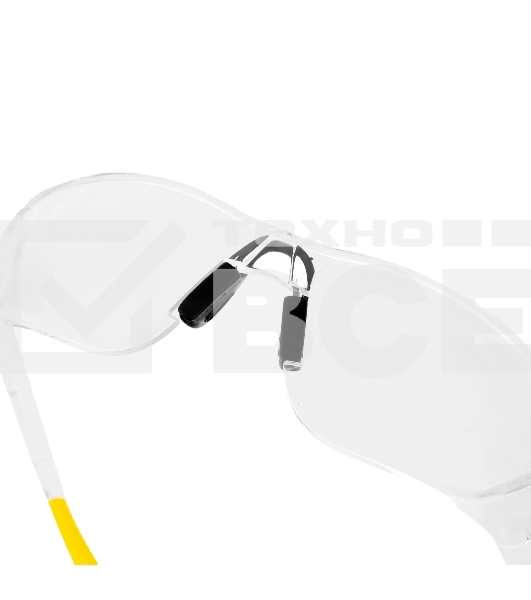 Очки защитные Denzel открытые, поликарбонатные, прозрачная линза