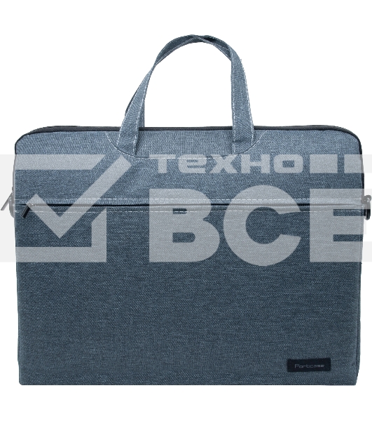 Сумка для ноутбука 15.6' Portcase KCB-165 Grey серый нейлон/полиэстер