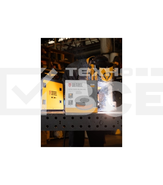 Омедненная проволока ER70S-6, диам. 1 мм, 5 кг, диам. катушки D200 Denzel