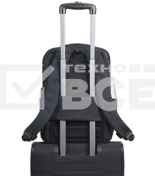 Рюкзак для ноутбука 17.3' Riva 8365 черный полиэстер