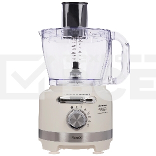 Кухонный комбайн RAGEX R108-105 бежевый 1000Вт 6 скоростей