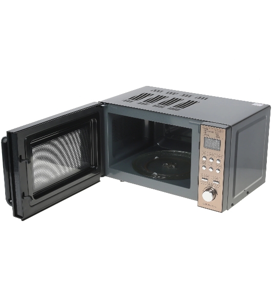 Микроволновая печь Centek CT-1584 черный/золотистый, 20 л, 700 Вт, переключатели - кнопки, поворотный механизм