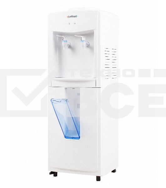 Кулер для воды Hotfrost V118R, верхняя загрузка, без нагрева, без охлаждения, белый