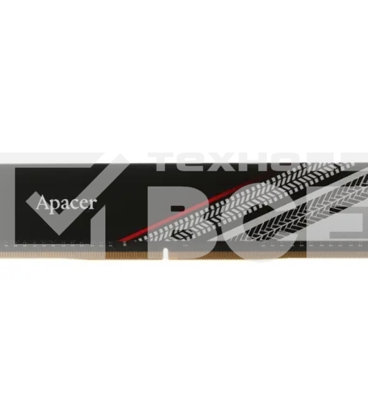 Оперативная память Apacer Tex, 8GB (1x8GB), DDR4, 3200MHz, CL16, UDIMM, с радиатором, серебристый/черный