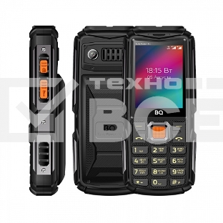 Мобильный телефон BQ 2410L Tank Power 4G черный/метал